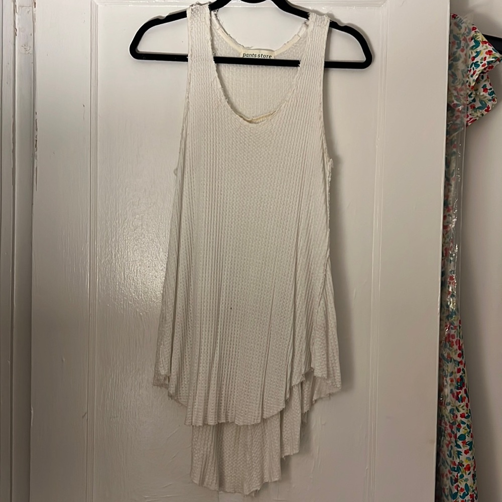 Pants Store waffle knit top-S